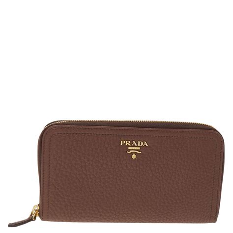 prada vitello daino zip wallet